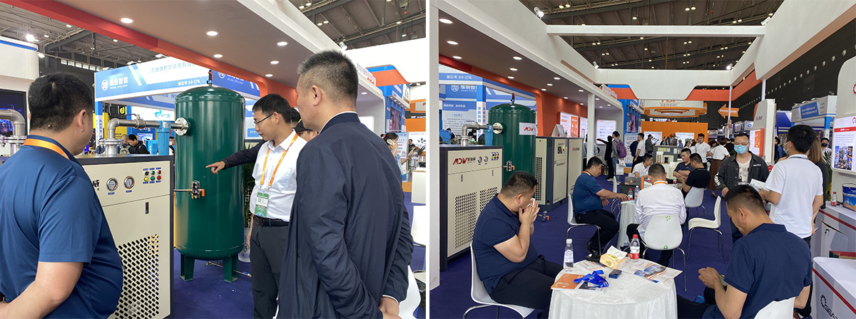 MDW Air Compressor participated in the 3rd China Hunan Changsha International Construction Machinery Exhibition