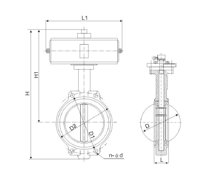 Manual Water Butterfly Valve