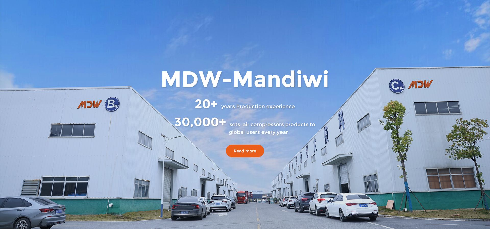 MDW-Mandiwi, with 20+ years of production experience, we provide over 30,000 sets high quality and reliable air compressors products to global users every year.