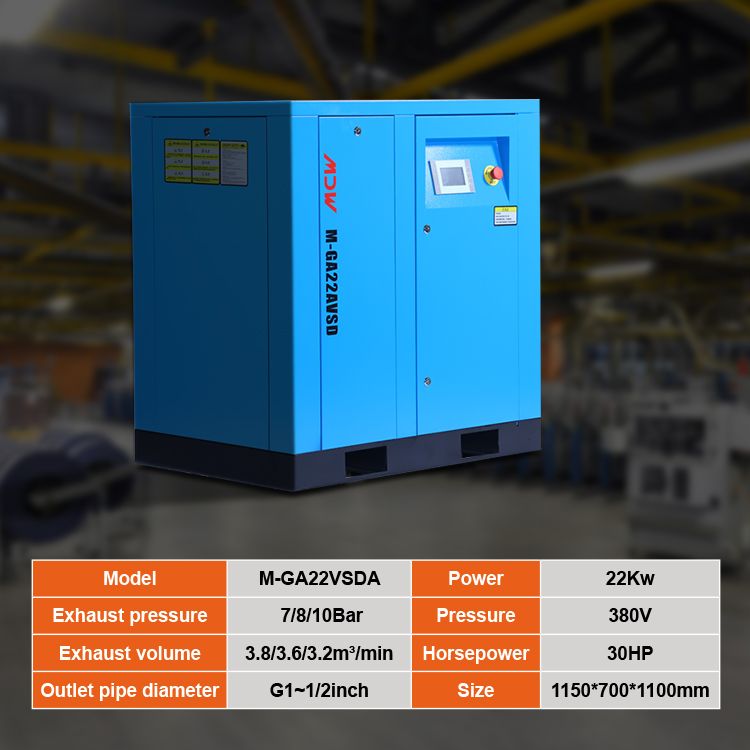 MDW-15KW/22KW Permanent Magnetic VSD Air Compressor for petrochemical industry