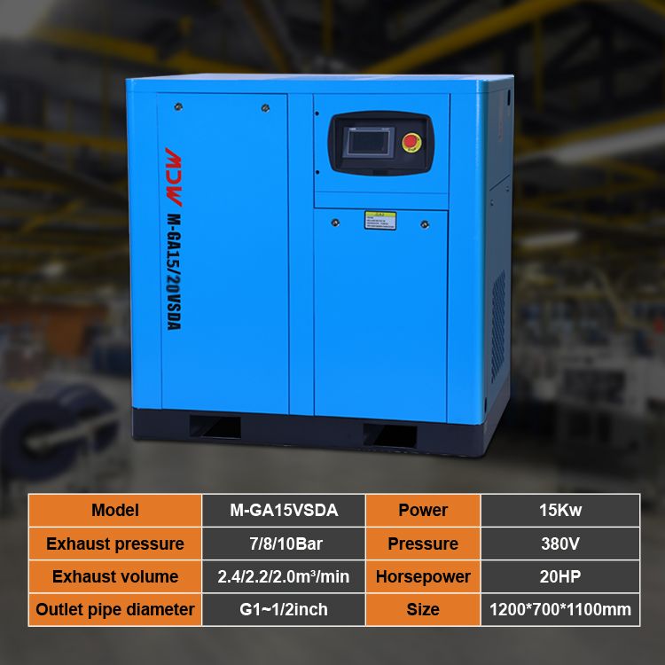 MDW-15KW/22KW Permanent Magnetic VSD Air Compressor for petrochemical industry