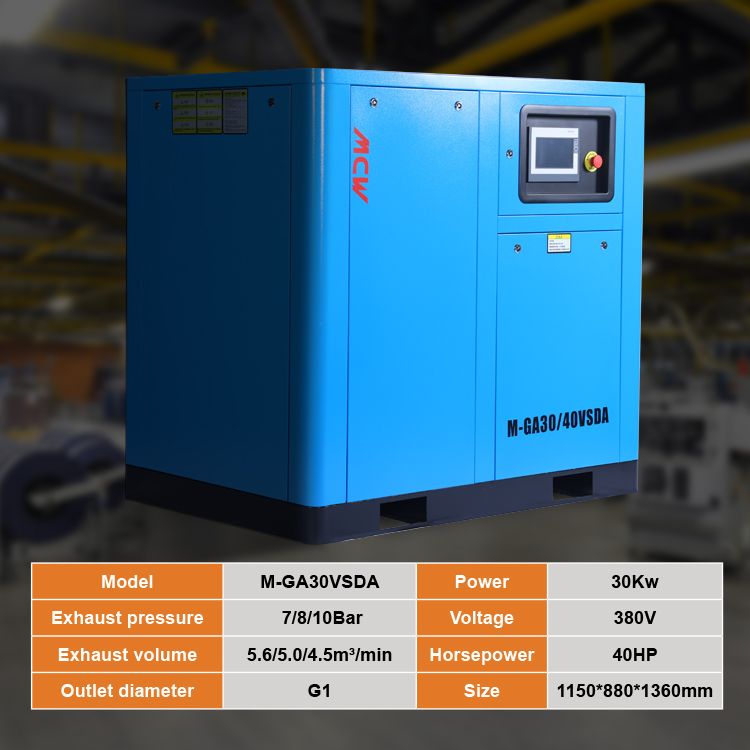 MDW-30KW/37KW Oil less Permanent Magnetic VSD Air Compressor for  Printing