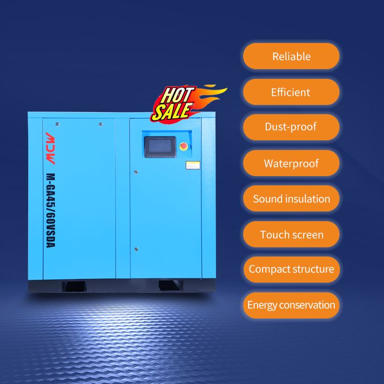 MDW-45KW/55KW Silent Permanent Magnetic VSD Air Compressor used water well drilling rig