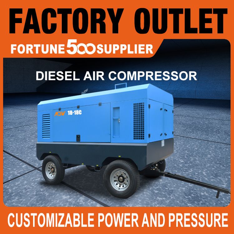 MDW-HGT-18-18C-Diesel Mobile Screw Air Compressor