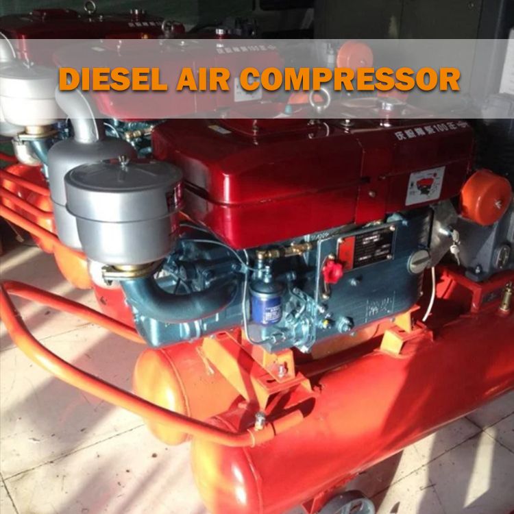 MDW-W3128-Diesel Piston Air Compressor for Mine