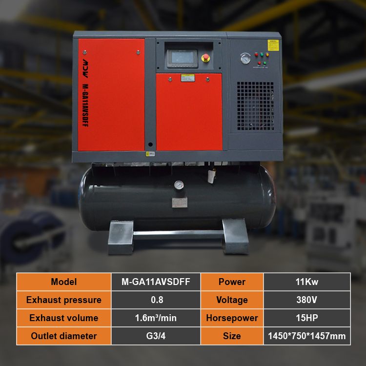 MDW-11KW Integrated PM Variable Speed Drive Air Compressor